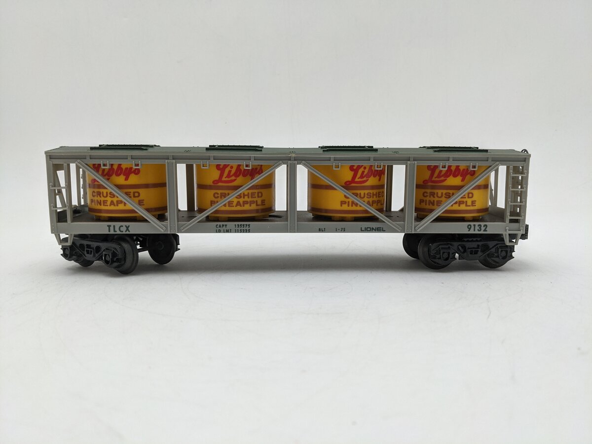 Lionel 6-9132 O Gauge Libbys Crushed Pineapple Vat Car EX/Box