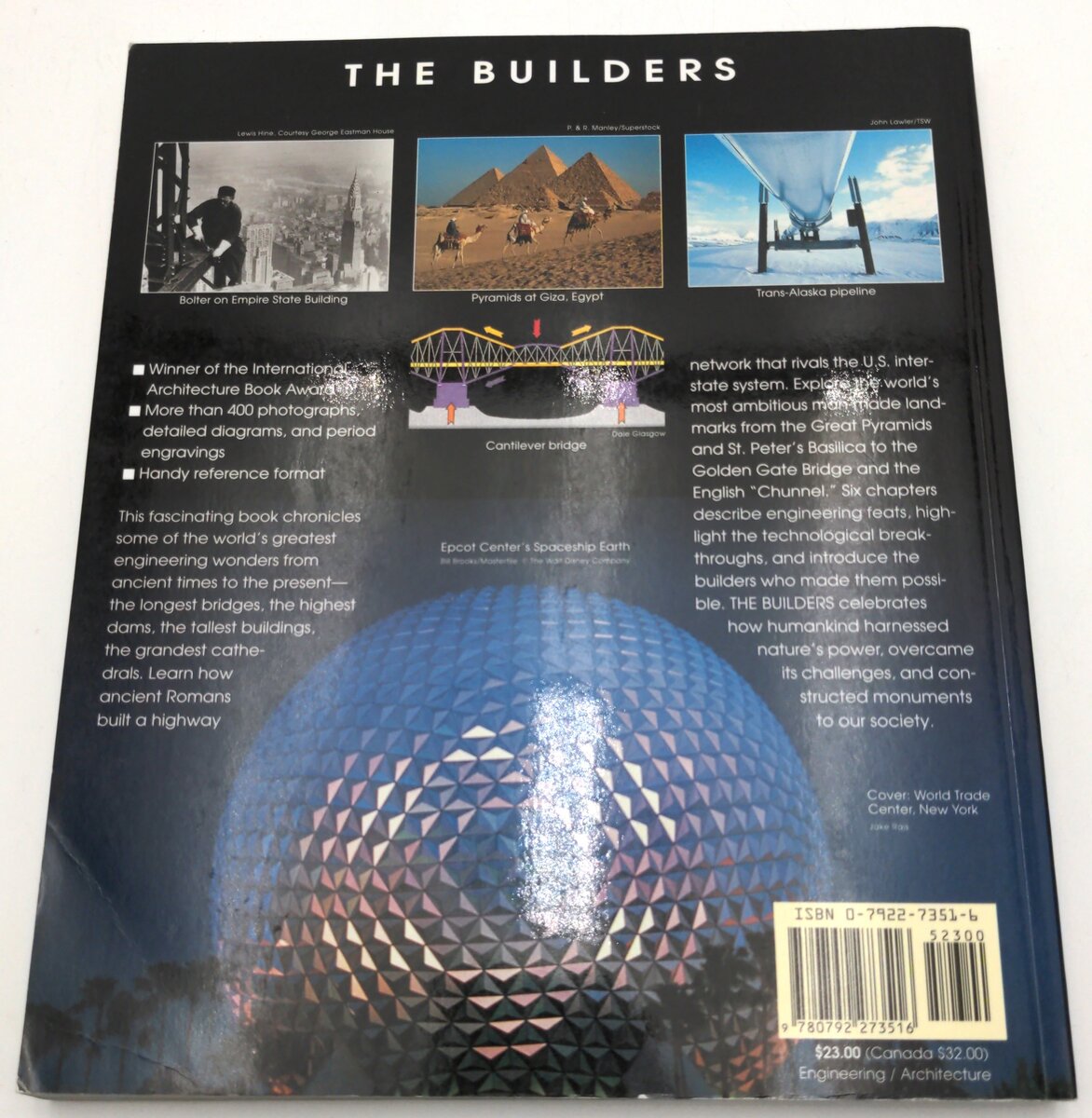 National Geographic Society 0-7922-7351-6 The Builders Marvels of Engineering LN