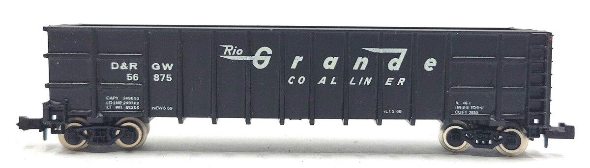 Roundhouse 8103 N Denver & Rio Grande Western Thrall Coal Gondola #56875 LN/Box