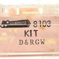 Roundhouse 8103 N Denver & Rio Grande Western Thrall Coal Gondola #56875 LN/Box