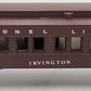 Lionel 2625 Vintage O Lionel Lines Madison Heavyweight Irvington Passenger Car