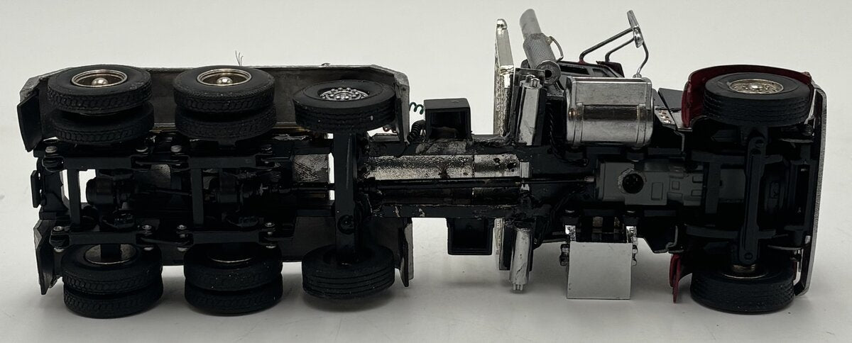 Sword Models 1:50 Red/Gray Peterbilt 357 8x4 Semi-Tractor Diecast EX