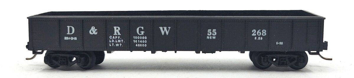 Model Power 3607 N D&RGW Gondola #55268 EX