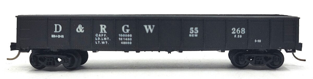 Model Power 3607 N D&RGW Gondola #55268 EX