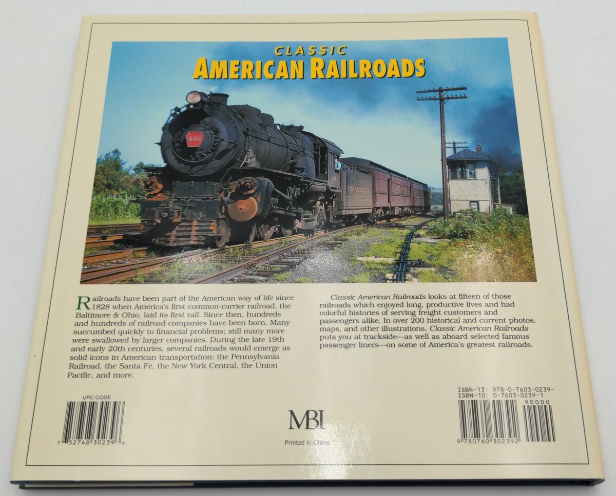 MBI 978-0-7603-2363-2 Classic American Railroads 3 Pcs Box Set by Mike Schafer LN