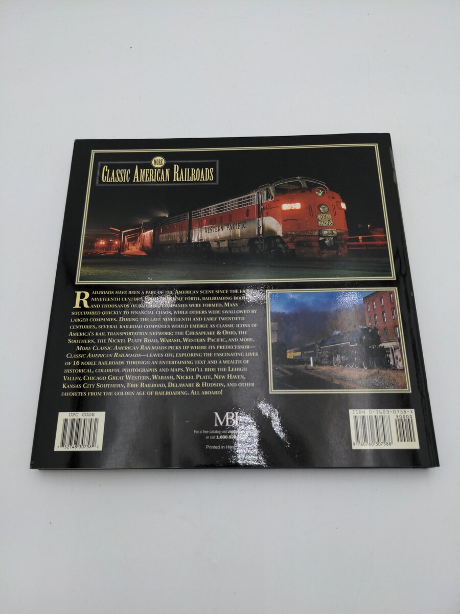 MBI 978-0-7603-2363-2 Classic American Railroads 3 Pcs Box Set by Mike Schafer LN