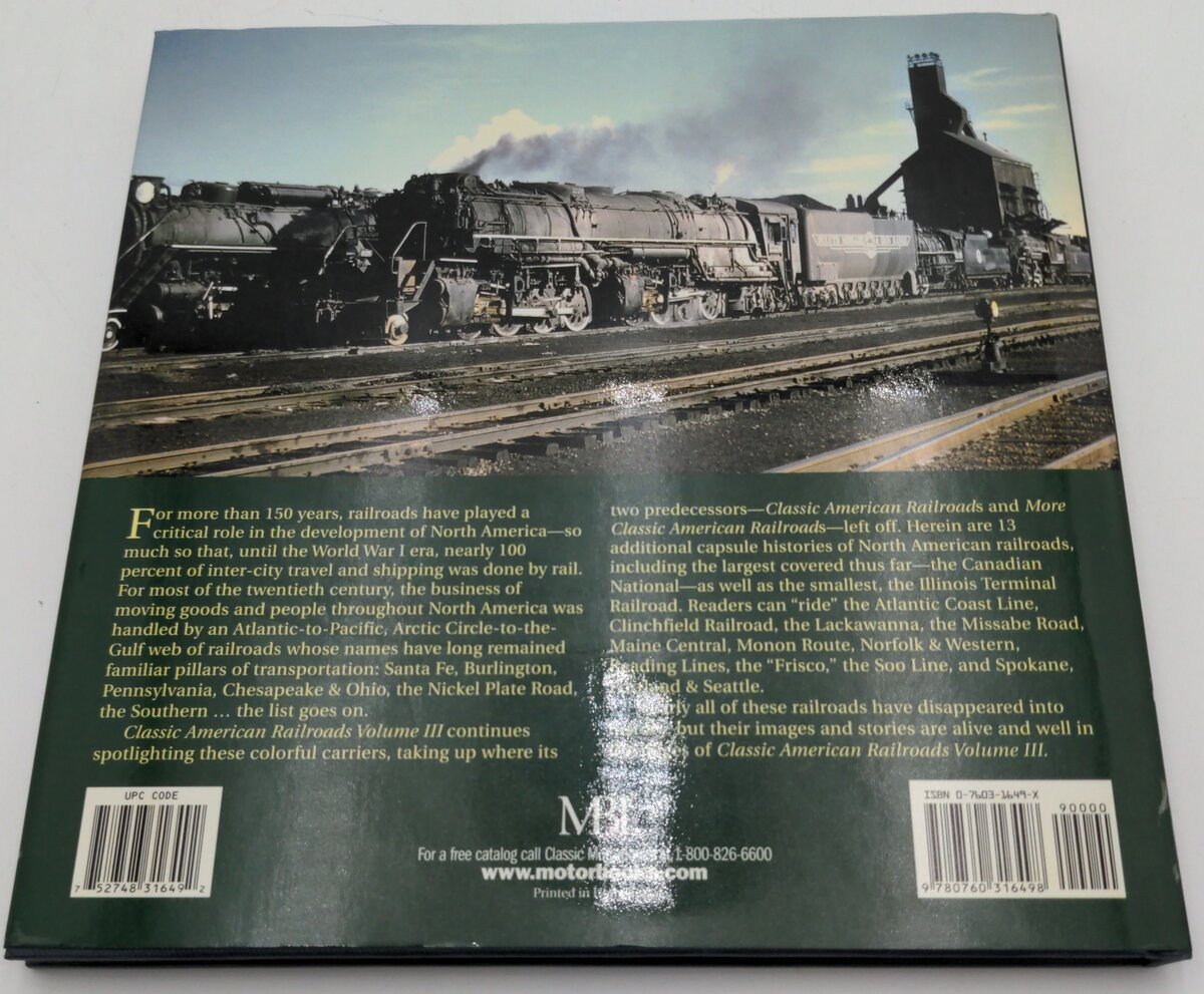 MBI 978-0-7603-2363-2 Classic American Railroads 3 Pcs Box Set by Mike Schafer LN