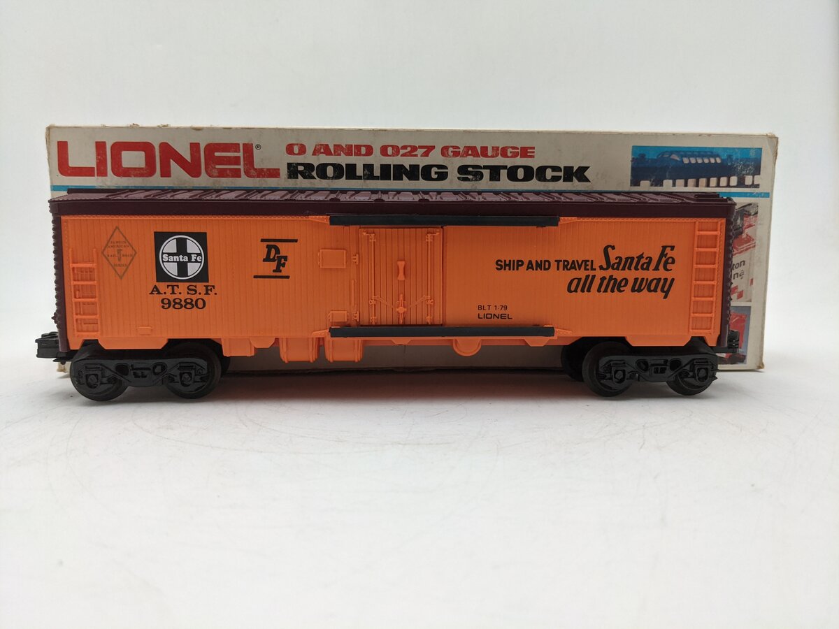 Lionel 6-9880 O Gauge AT&SF Famous American Railroad Refrigerator Car EX/Box