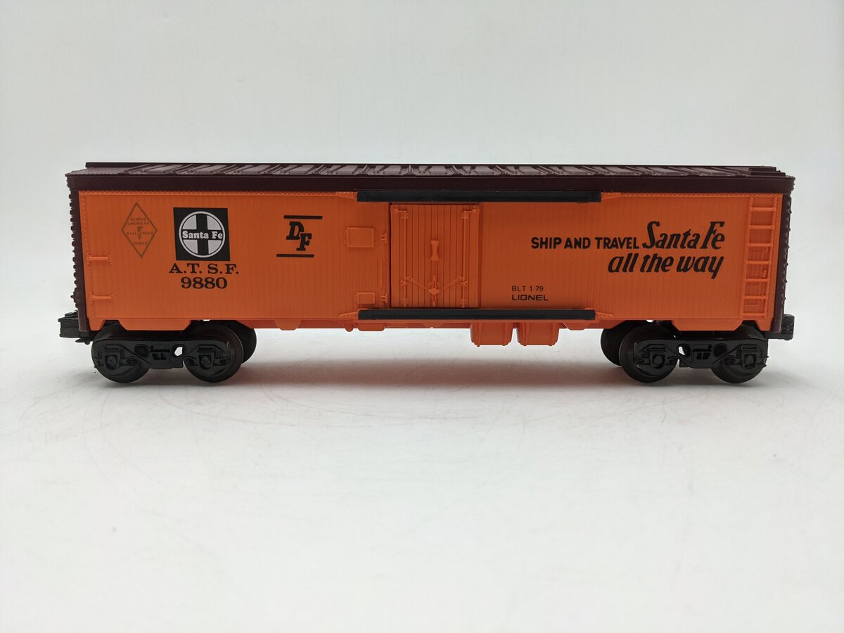 Lionel 6-9880 O Gauge AT&SF Famous American Railroad Refrigerator Car EX/Box