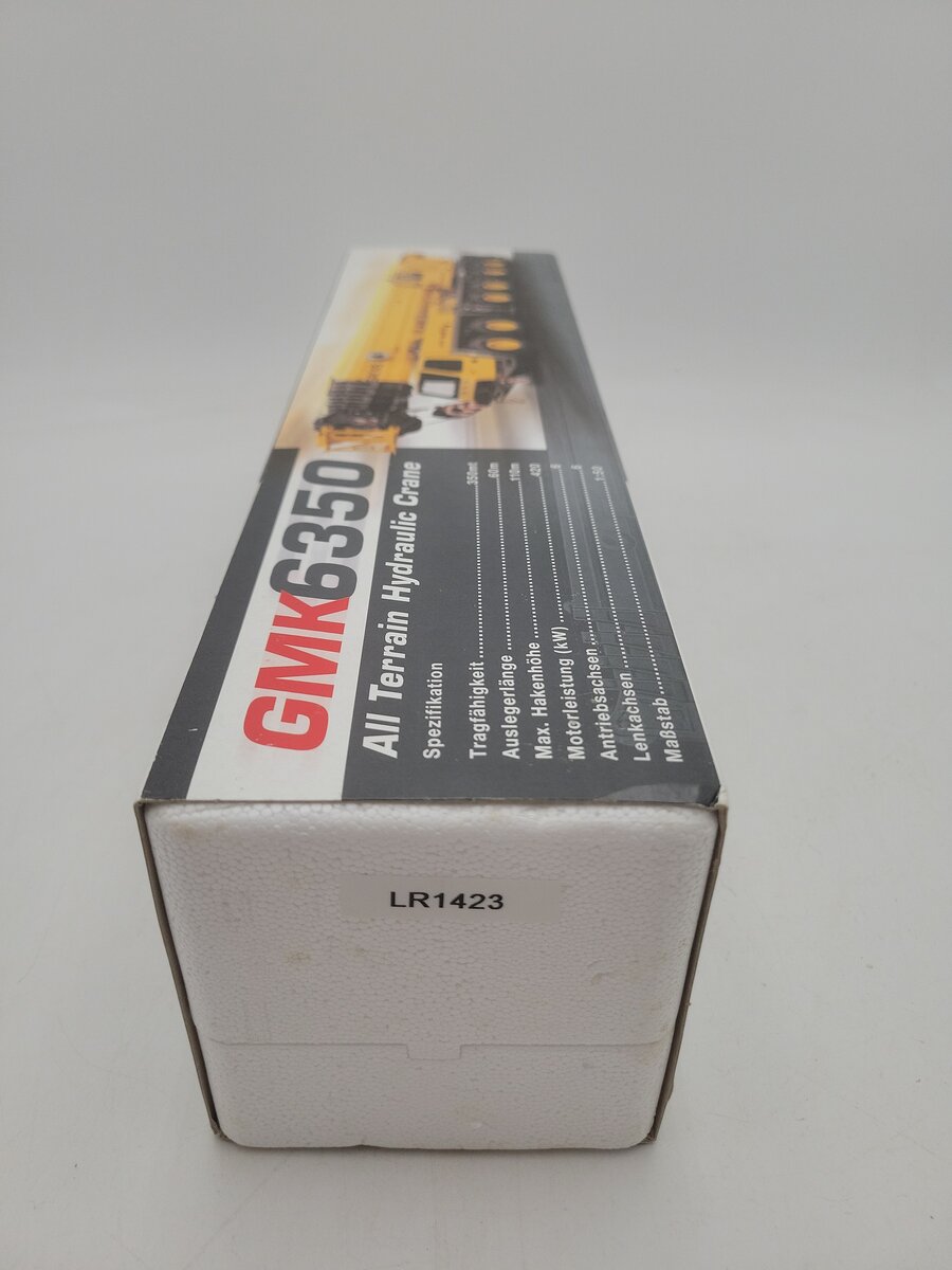 Conrad 2091/02 1:50 Scale Diecast GMK 6350 All Terrain Hydraulic Crane Am Quip LN/Box
