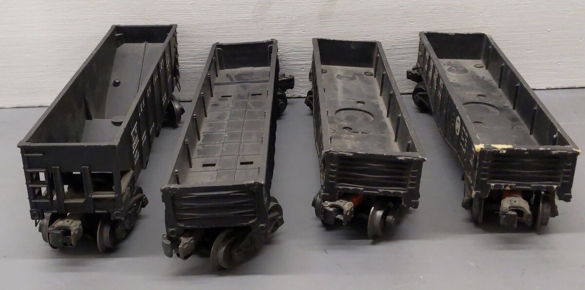 Lionel Vintage O Gauge Freight Cars: 6462,347000,347000,25000 [4] VG