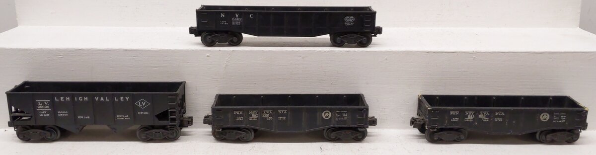 Lionel Vintage O Gauge Freight Cars: 6462,347000,347000,25000 [4] VG
