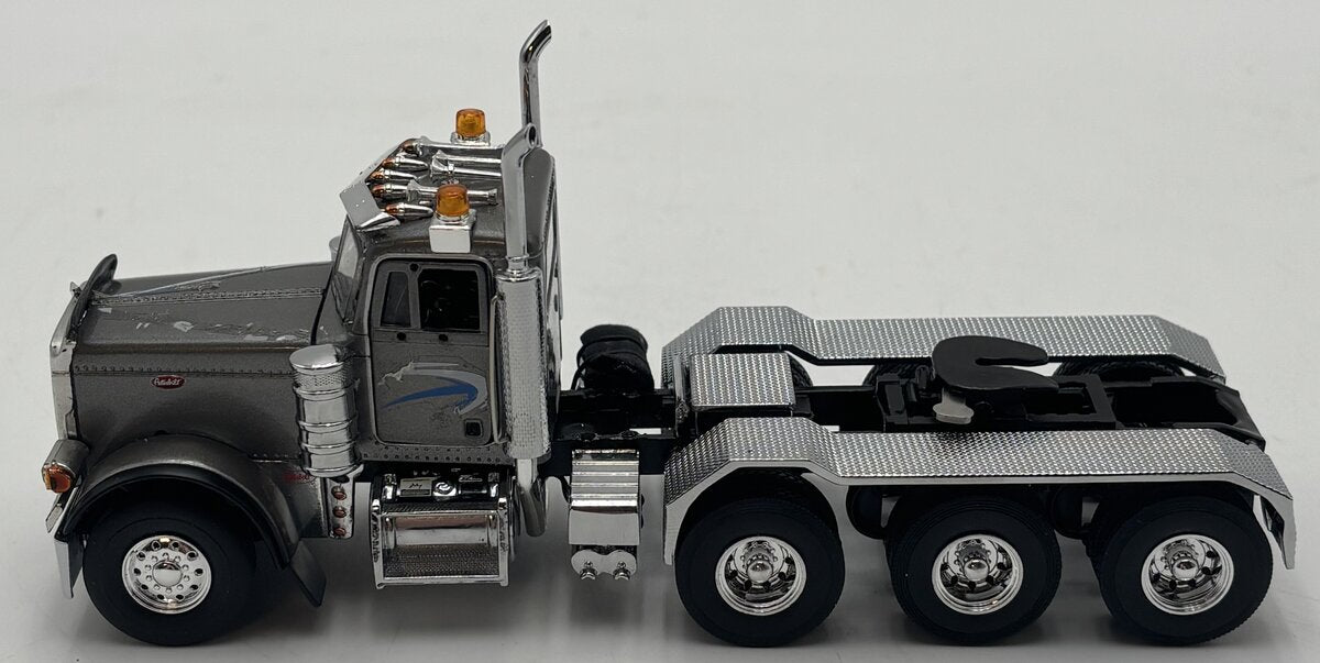 Sword Models 1:50 Gray Peterbilt 357 8x4 Semi-Tractor Diecast VG