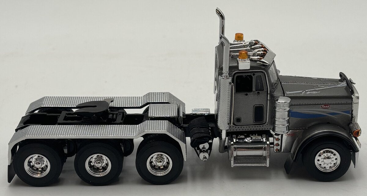 Sword Models 1:50 Gray Peterbilt 357 8x4 Semi-Tractor Diecast VG