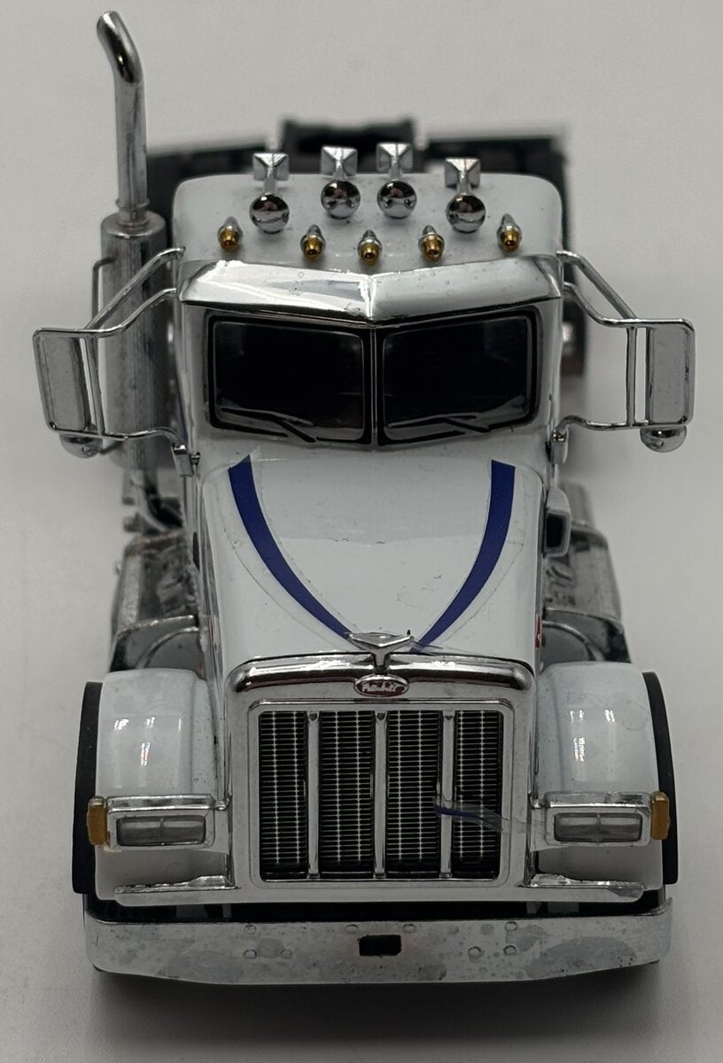 Sword Models SW2041-W 1:50 White Peterbilt 357 6x4 Semi-Tractor w/Blue Livery EX