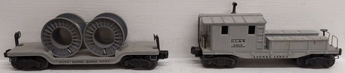 Lionel Vintage O Gauge Freight Cars #6419,6561 [2] VG/Box