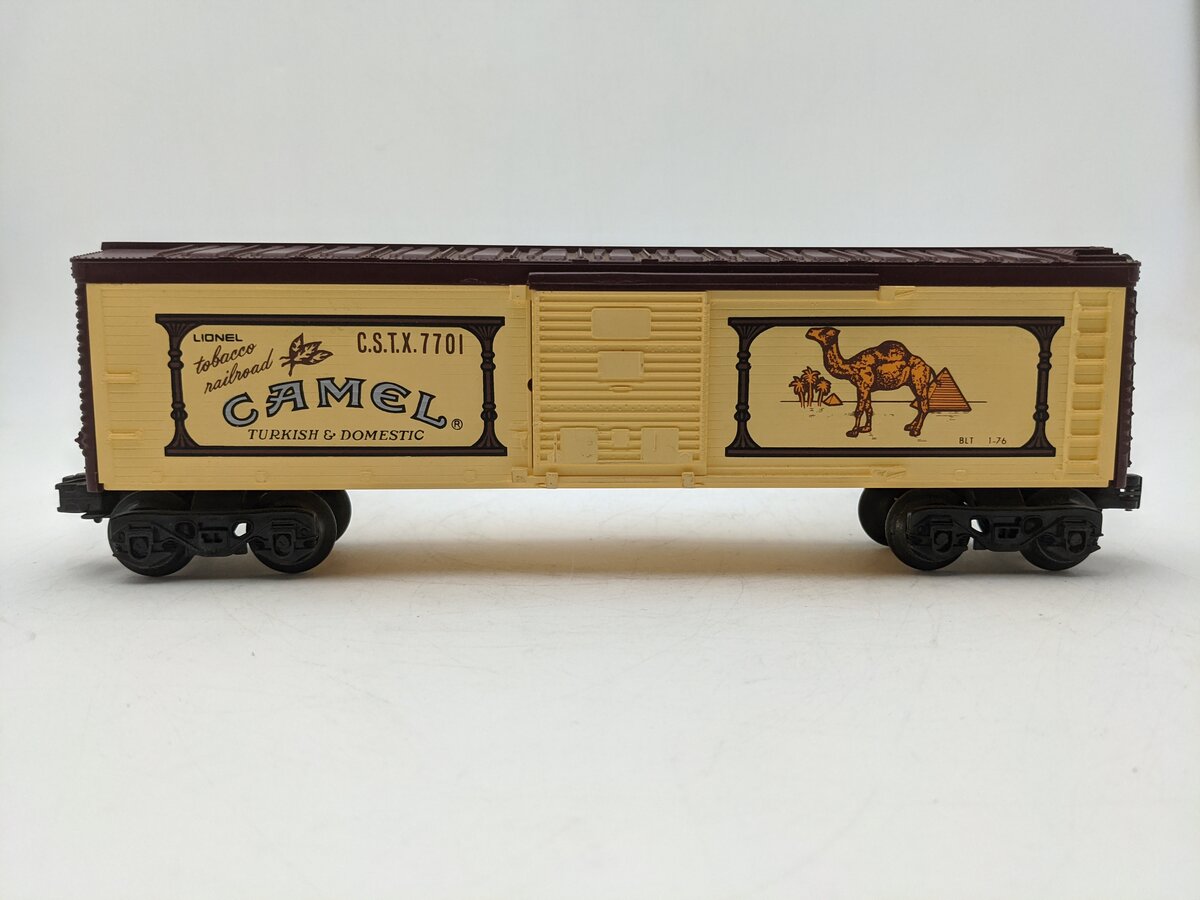 Lionel 6-7701 O Gauge Camel Billboard Boxcar #7701 EX