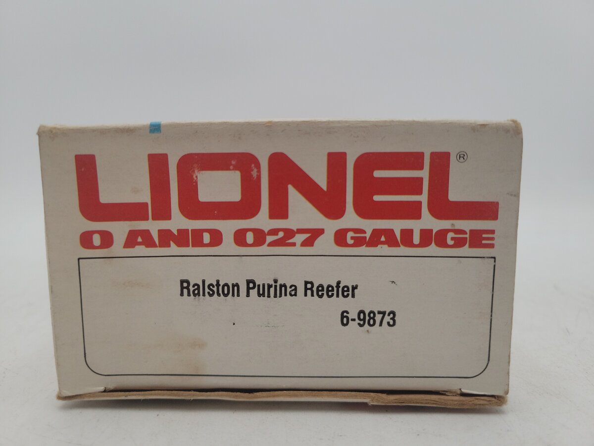 Lionel 6-9873 O Gauge Ralston Purina Billboard Reefer Car #9873 EX/Box