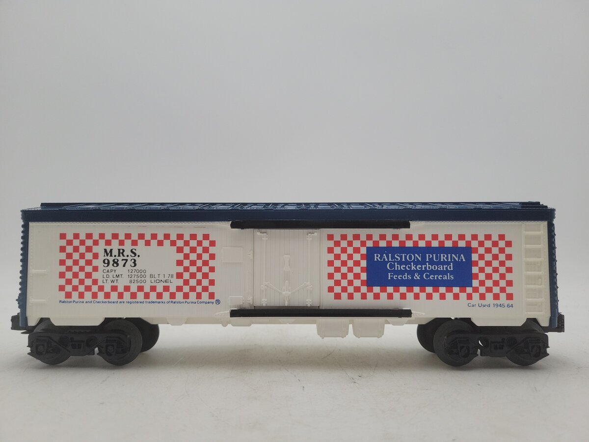 Lionel 6-9873 O Gauge Ralston Purina Billboard Reefer Car #9873 EX/Box