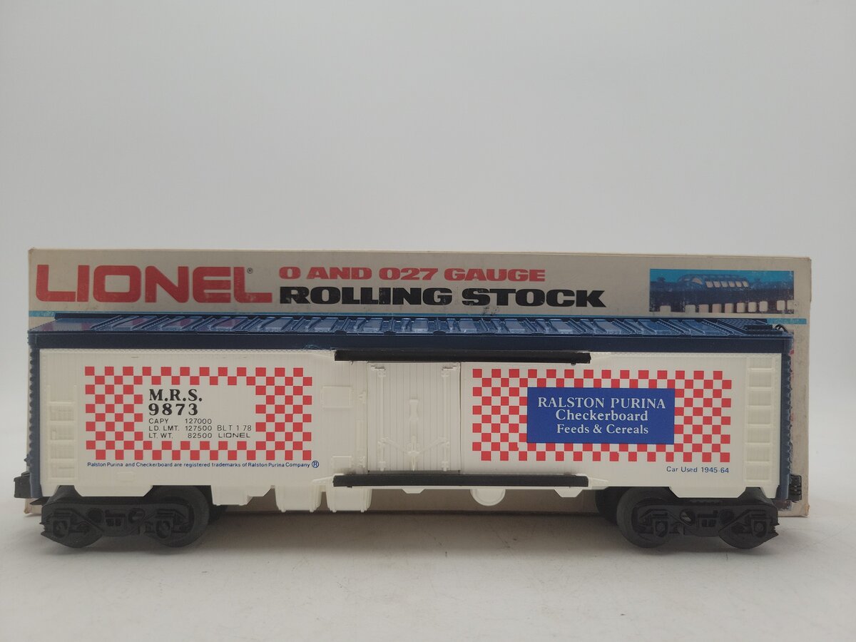 Lionel 6-9873 O Gauge Ralston Purina Billboard Reefer Car #9873 EX/Box