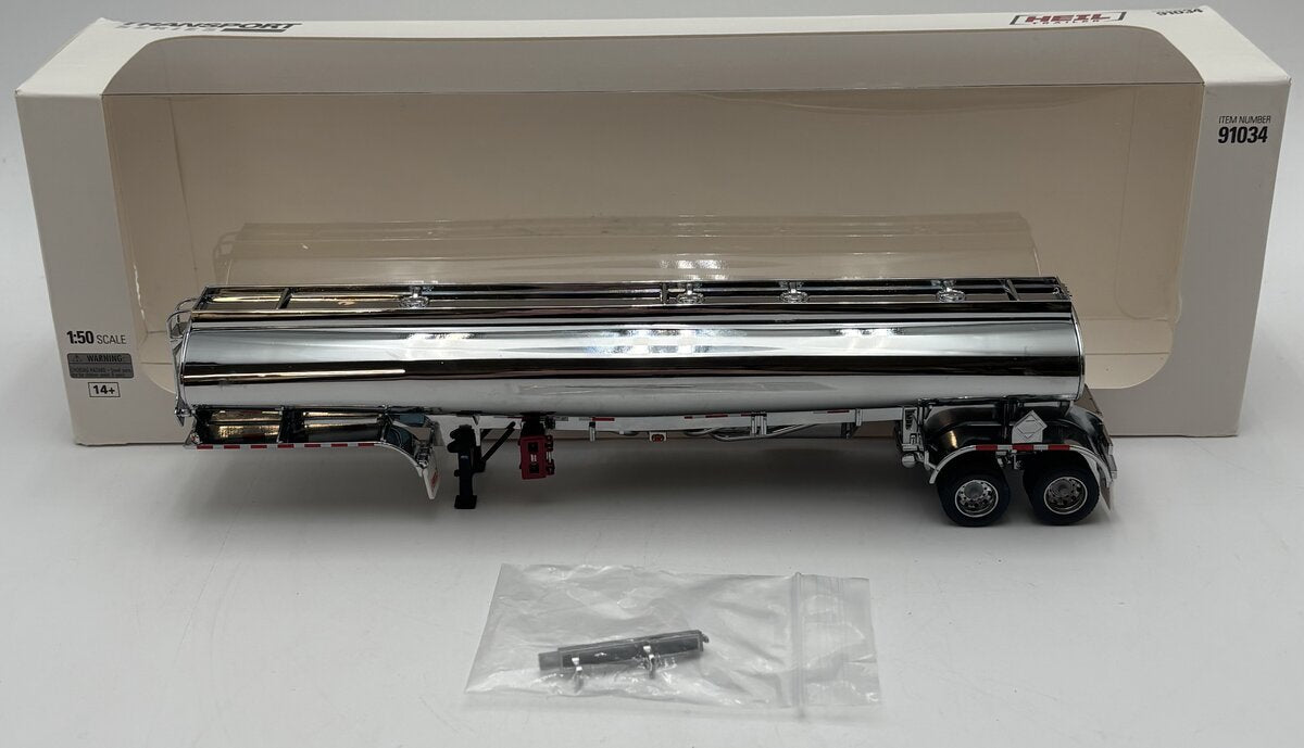 DieCast Masters 91034 1:50 Heil FD 9300/DT-C4 Chrome Petroleum Tanker Trailer EX/Box