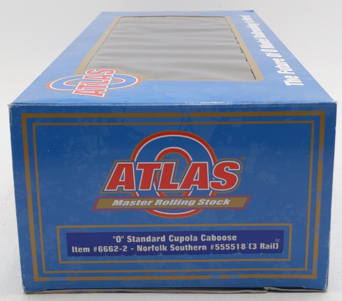 Atlas 6662-2 O Gauge Norfolk Southern Cupola Caboose #555518 (3 Rail) LN/Box