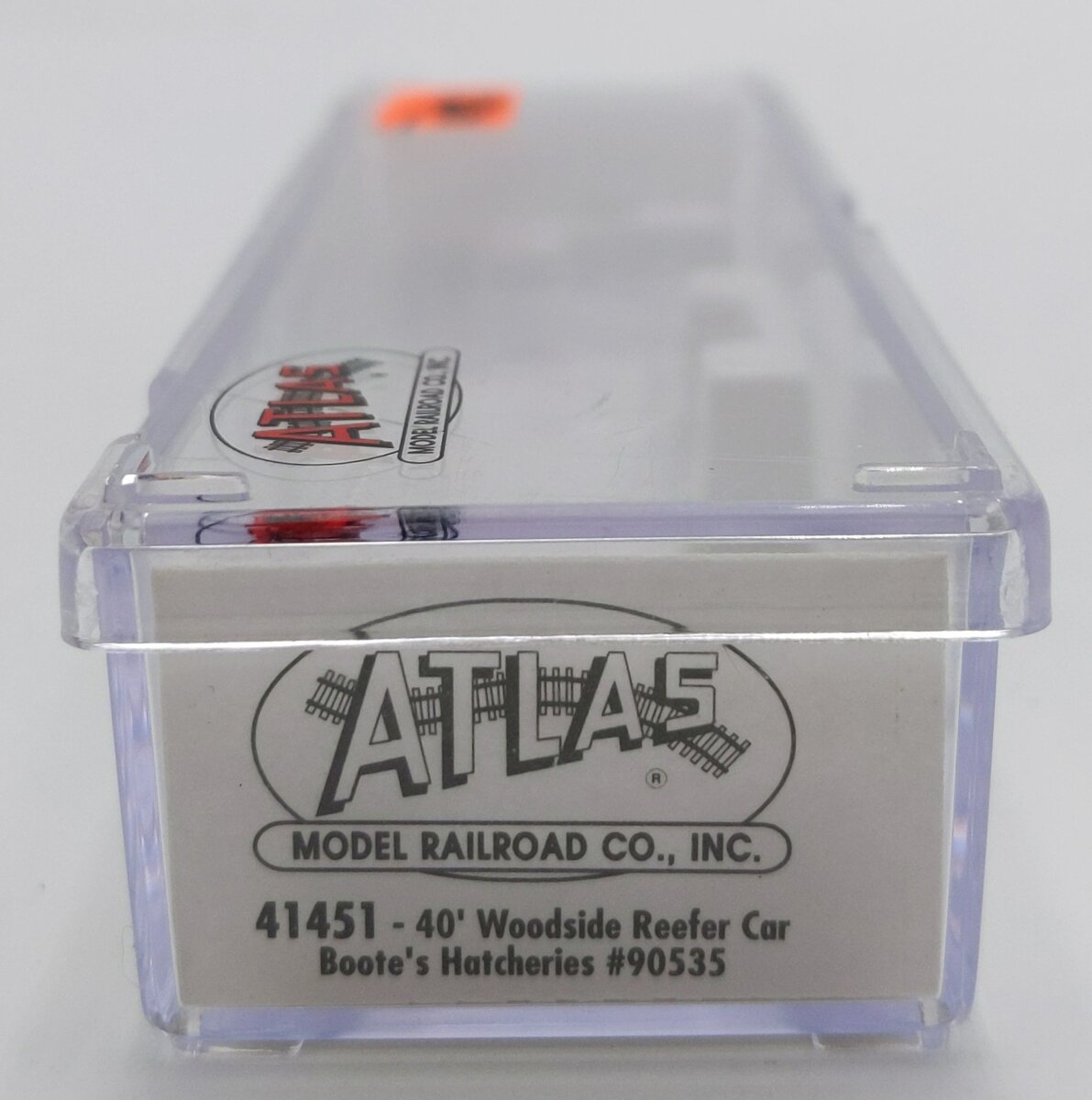 Atlas 41451 N Scale Boote's Hatcheries Wooden Reefer Car #90535 LN/Box
