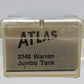 Atlas 2348 N Scale Warren Jumbo Tank Car EX/Box