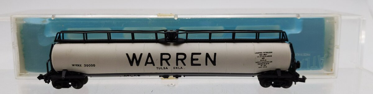 Atlas 2348 N Scale Warren Jumbo Tank Car EX/Box