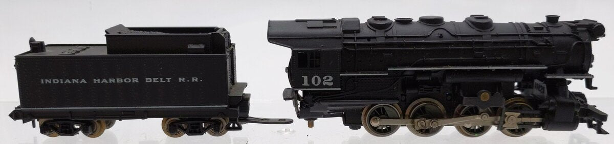 Atlas 2112 N Scale Indiana Harbor Belt 0-8-0 Steam Locomotive w/ Tender #102 VG