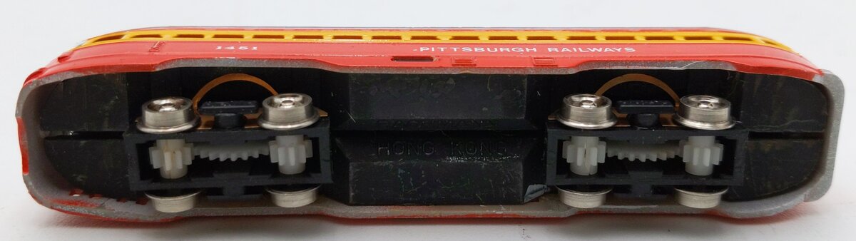 Bachmann 51-629 C4 N Scale Pittsburgh Streamline PCC Trolley #1451 EX/Box