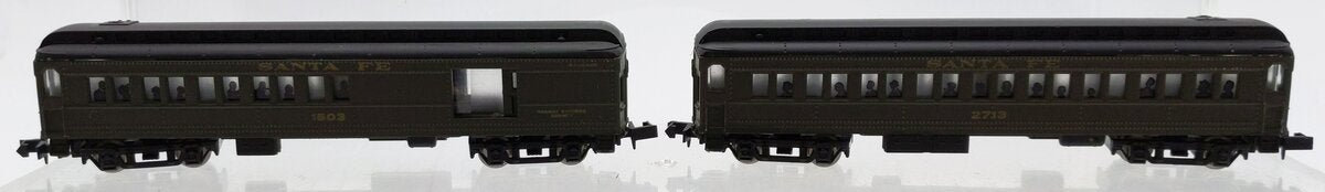 Bachmann N Scale Santa Fe Passenger Cars: 1503 & 2713 [2] EX