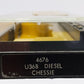 Bachmann 4676 N Scale Chessie GE U36B Diesel Locomotive #8210 EX/Box