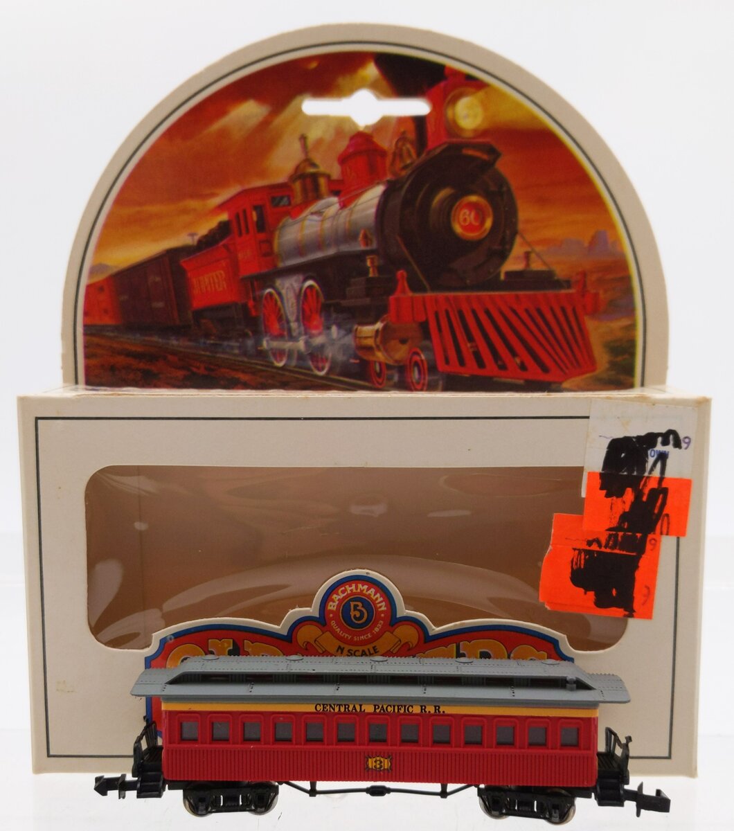 Bachmann 5573 N Scale Central Pacific Old Time Coach Car #3 LN/Box