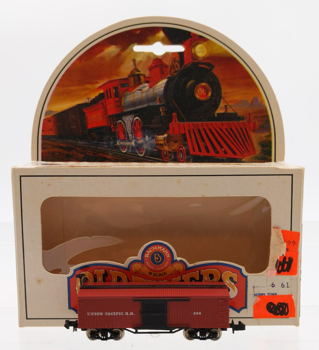 Bachmann 5560 N Scale Union Pacific Old Timers Box Car #556 LN/Box