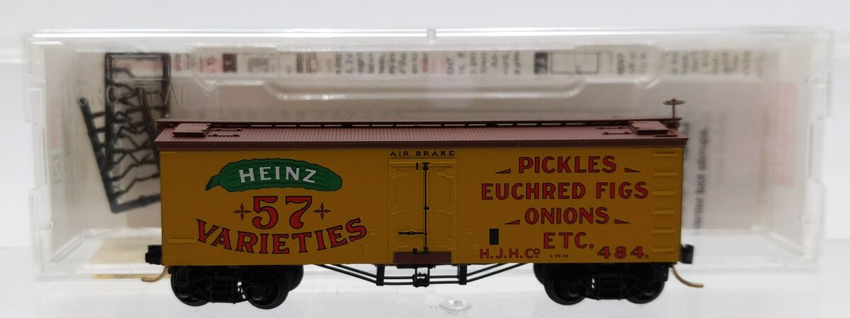 Micro-Trains 05800050 N Scale Heinz 36' Wood Sheathed Ice Reefer #484 NIB