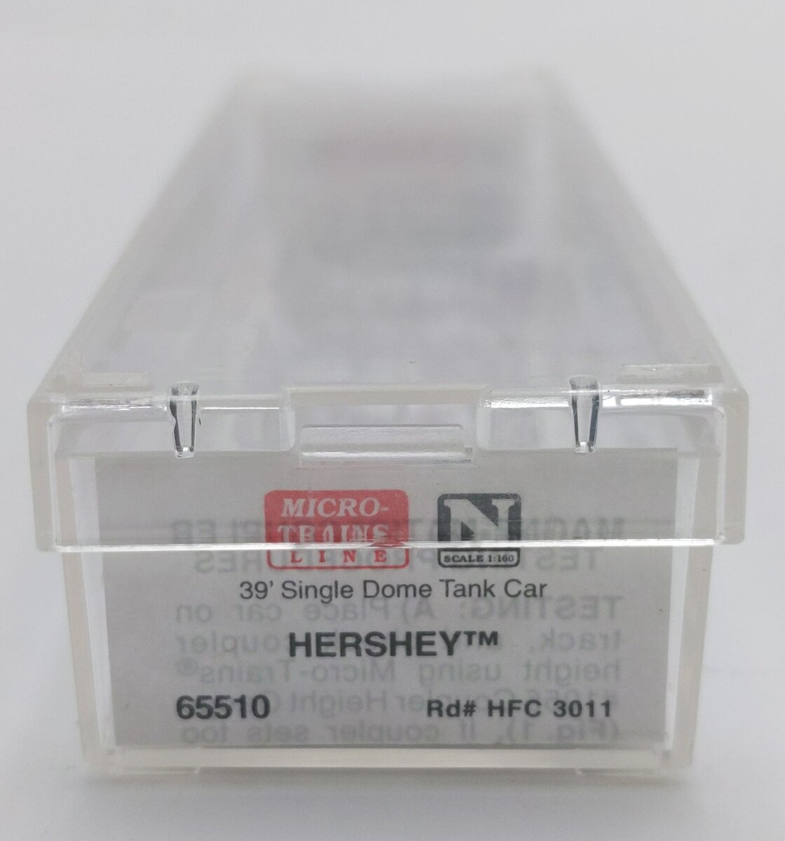 Micro-Trains 06500510 N Hershey 39' Single Dome Tank Car #3011 LN/Box