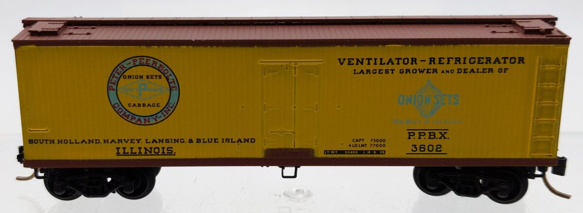 Micro-Trains 04700040 N Illinois Peerbolte 40' Double Sheathed Reefer #3602 LN/Box