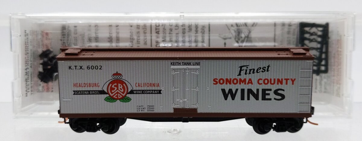 Micro-Trains 04900070 N Keith Tank Line 40' Double-Sheathed Wood Reefer #6002 EX/Box