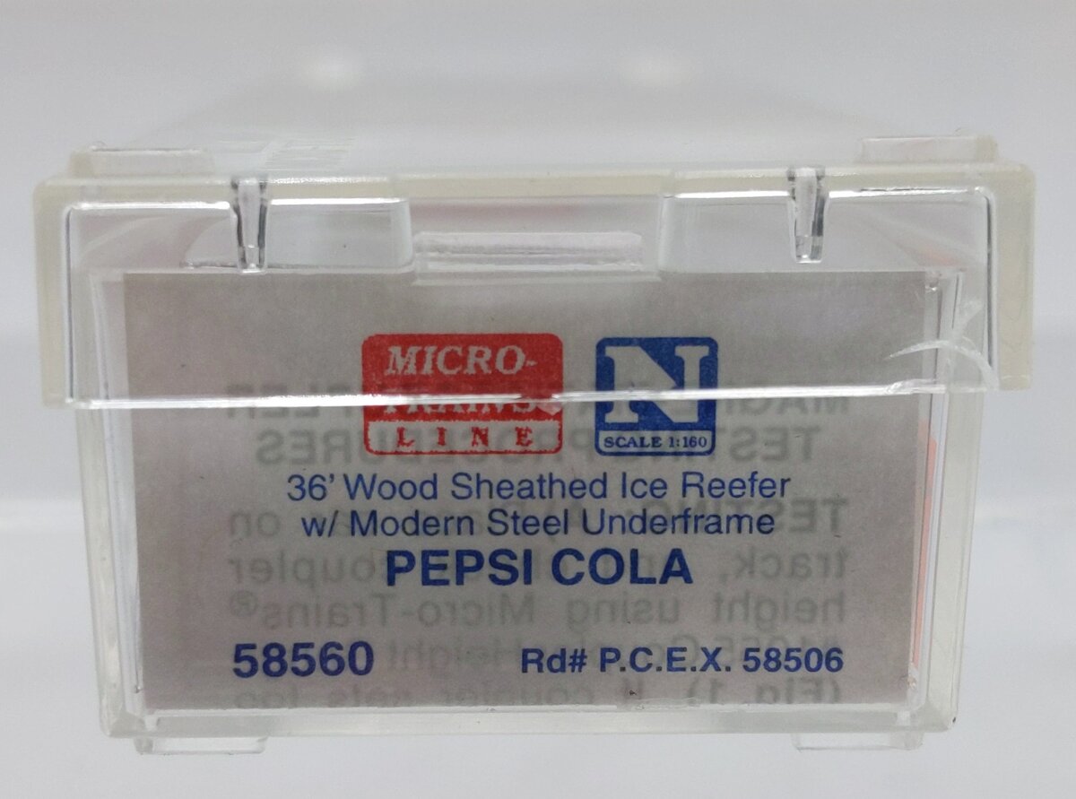 Micro-Trains 05800560 N Pepsi Cola 36' Wood Sheathed Ice Reefer #58506 NIB