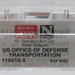 Micro-Trains 11600014 N US Office of Defense Trans 50' Troop Sleeper Car #9082 NIB