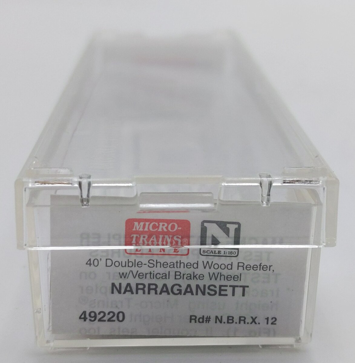 Micro-Trains 04900220 N Scale Narrangasett 40' Wood Sheatherd Reefer #12 LN/Box