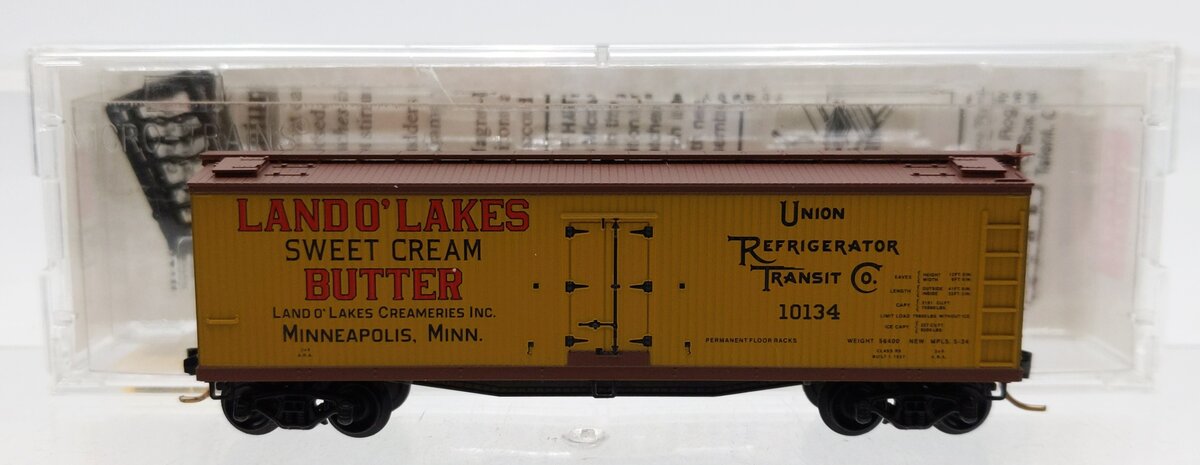 Micro-Trains 04900470 N Land O' Lakes 40' Double Sheathed Wood Reefer #10134 LN/Box