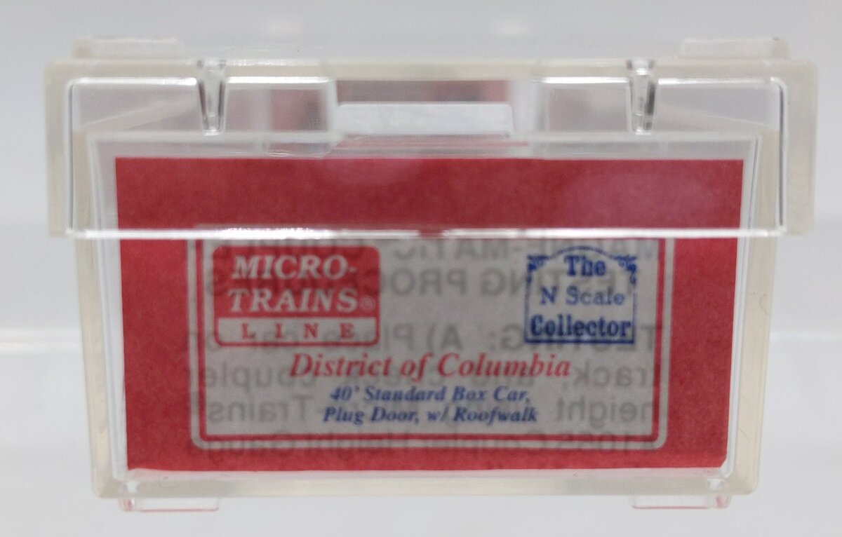 Micro-Trains NSC 03-01 N Scale District of Colombia Box Car #1800 NIB
