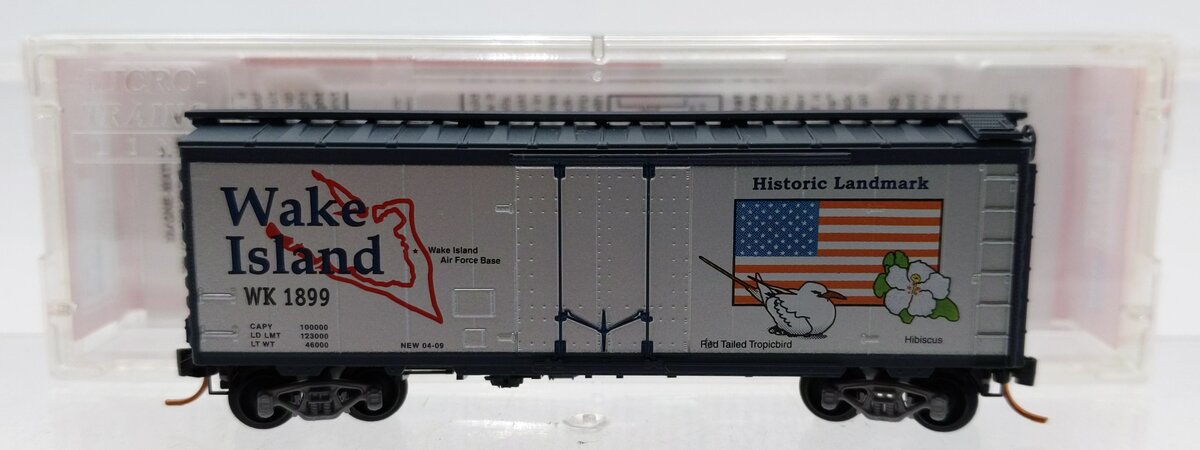 Micro-Trains NSC MLT 09-01 N Scale Wake Island 40' Standard Boxcar #1899 NIB