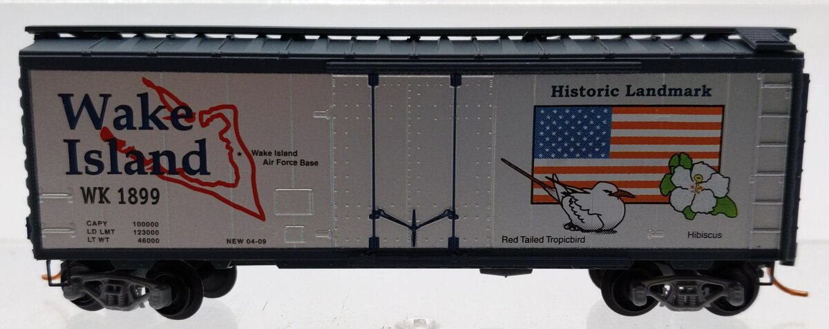 Micro-Trains NSC MLT 09-01 N Scale Wake Island 40' Standard Boxcar #1899 NIB