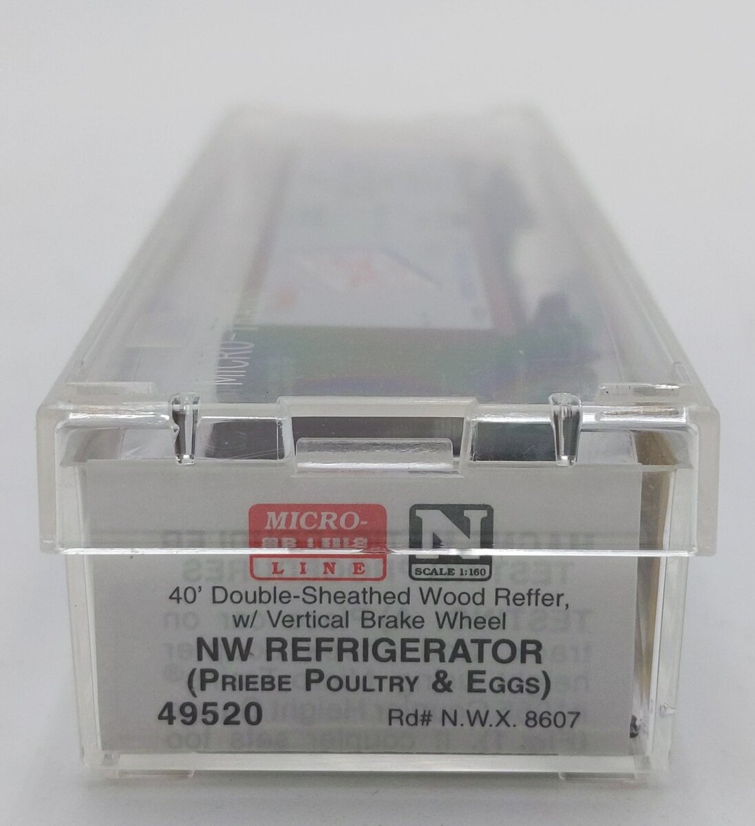 Micro-Trains 04900520 N Scale North Western Refrigerator 40'' Wood Reefer #8607 NIB