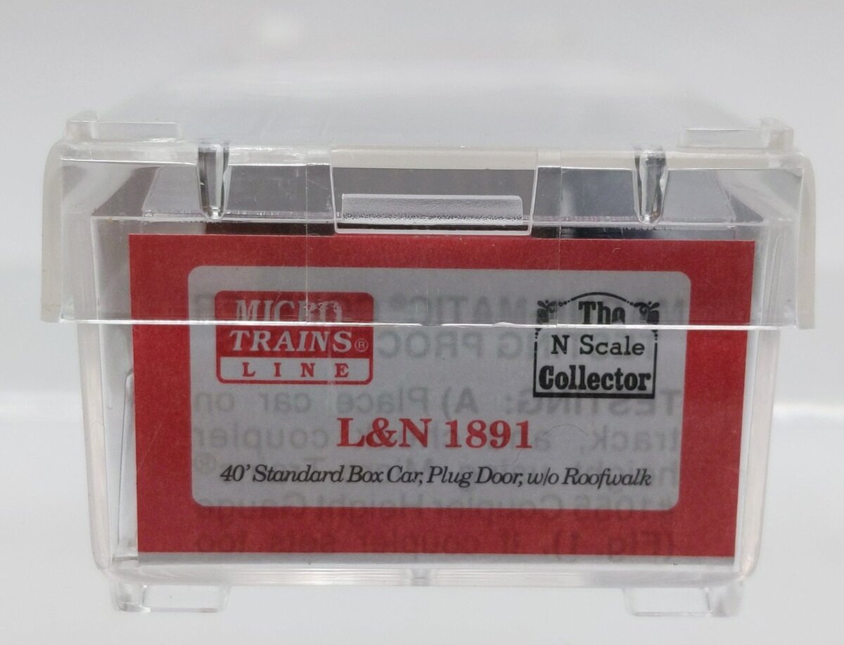 Micro-Trains NSC MTL 08-01 N L&N 40' Standard Plug Door Boxcar #1891 NIB