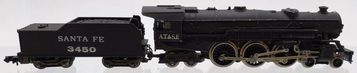 Revell N-2391 N Scale Atchison Topeka Santa Fe Steam Locomotive & Tender #3450 VG