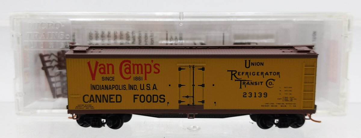 Micro-Trains 04900060 N URTC 40' Double Sheathed Wood Reefer #23139 EX/Box